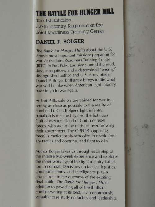 The Battle For Hunger Hill - Daniel. P. Bolger