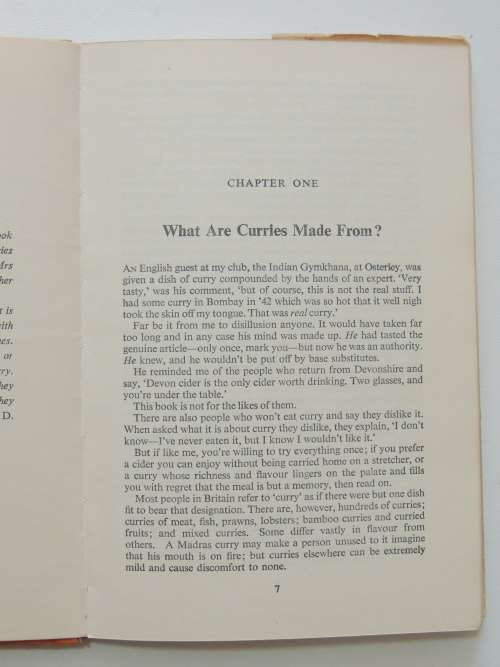 Curries of India - Harvey Day, S Mudnani - 1959 Reprint