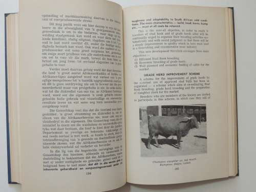 Die Afrikanerbees en sy Telersgenootskap/ Africander Cattle and its Breeders` Society - Signed HB O