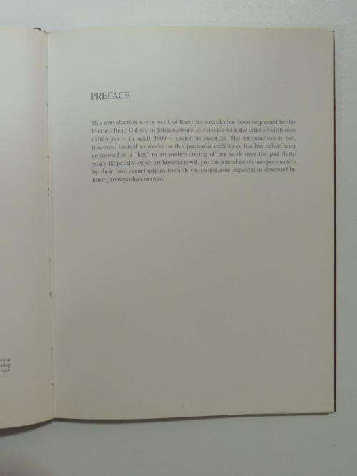 Karin Jaroszynska - An Introduction to Her Oeuvre  - Leoni Schmidt
