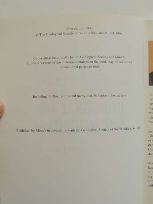 An Introduction to South Africa`s Geological and Mining Heritage - MJ Viljoen, WU Reimold