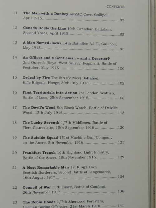 Epic Actions Of The First World War - R.W. Gould  M.B.E.