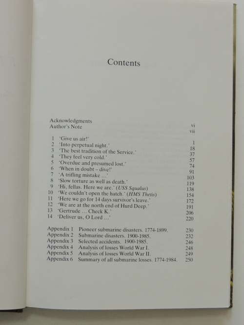 Few Survived - A History of Submarine Disasters - Edwyn Gray