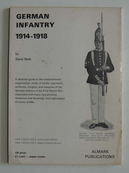 German Infantry 1914-1918 - David Nash