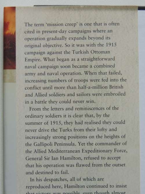 Gallipoli and the Dardanelles 1915-1916 - Jon Grehan, Martin Mace