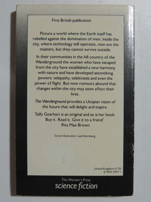 The Wanderground - Stories of the Hill Women - Sally Miller Gearhart