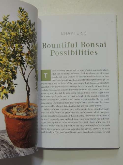 Bountiful Bonsai  - Create Instant Indoor Container Gardens with Edible Fruits, Herbs & FlowersRich