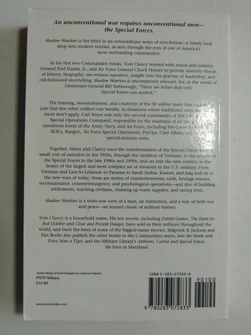 Shadow Warriors  Inside The Special Forces - Tom Clancy with General Carl Stiner (Ret.)