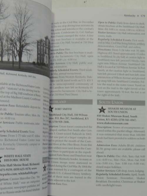 Civil War Sites  The Official Guide To The Civil War Discovery Trail