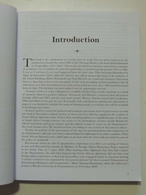 From Verwoerd to Mandela - South African Diplomats to Remember Vol 1 P Wolvaardt, T Wheeler, W Schol