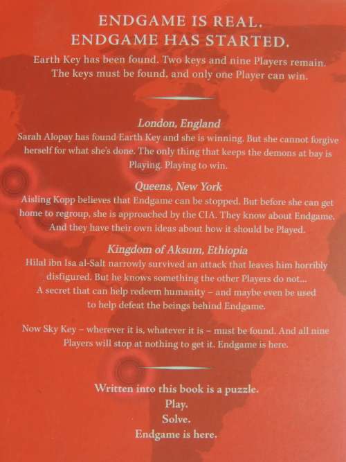 Sky Key - An Endgame Novel - James Frey
