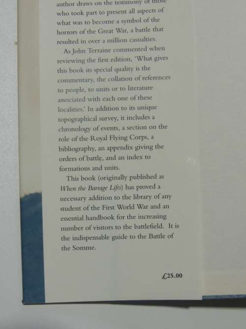 The Battle Of The Somme  A Topographical History - Gerald Gliddon