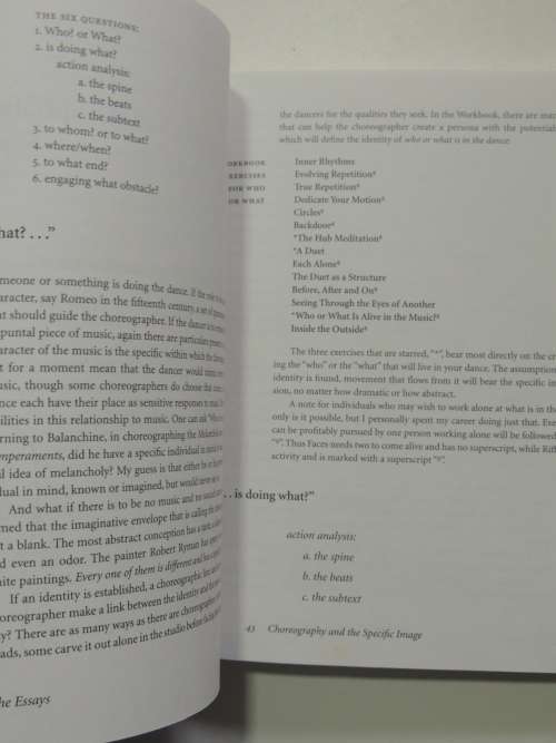 Choreography & the Specific Image - 19 Essays & a Workbook - Daniel Nagrin