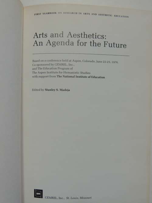 Arts & Aesthetics:An Agenda for Future, Arts,Cognition,Basic Skills, The Teaching Process- G Knieter