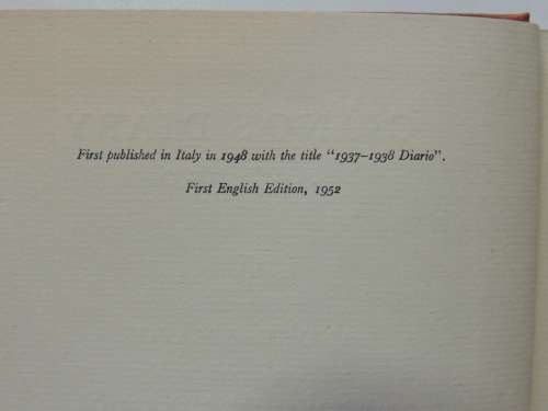 Ciano`s Diary 1937-1938 - Translated by Andreas Mayor