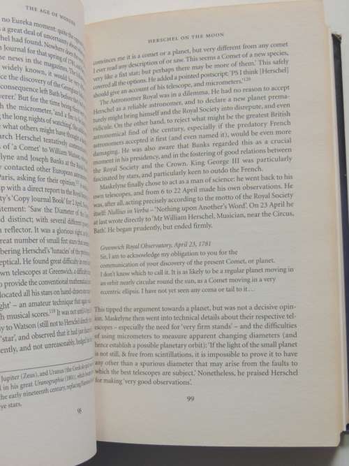 The Age of Wonder, How theRomantic Generation Discovered theBeauty &Terror ofScience -Richard Holmes