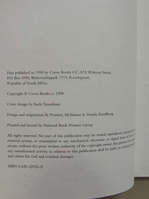 Mapolisa - Some Reminiscences of a Rhodesian Policeman  - David Craven - SIGNED
