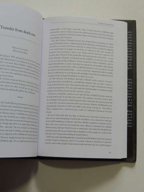 The Kevin Woods Story - In the Shadow of Mugabe`s Gallows Kevin John Woods - Signed, 1st Edition 200
