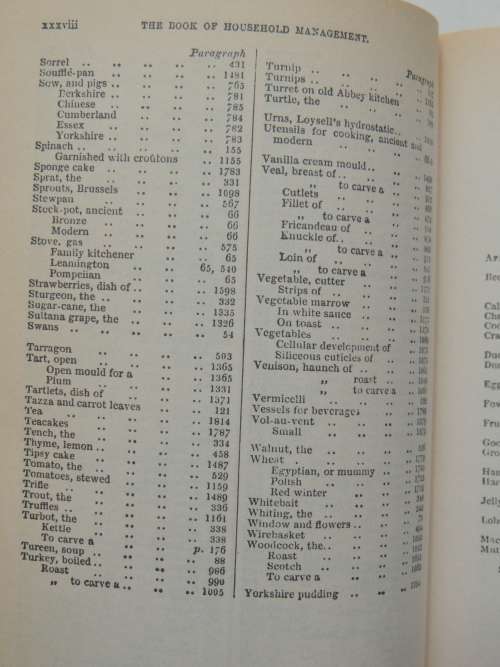 Beeton`s Book of Household ManagementIsabella Beeton - Facsimile Edition, 1986