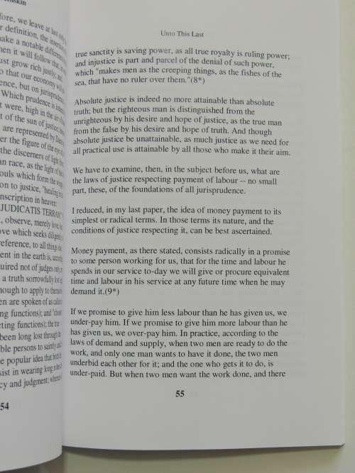 Unto this Last - John Ruskin