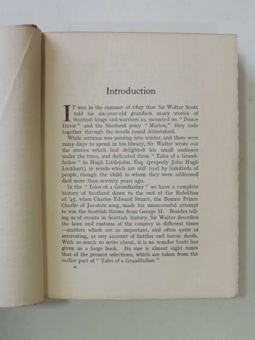Stories from Scottish History, Selected from Scott`s `Tales of a Grandfather`- Madalen Edgar MA,1906