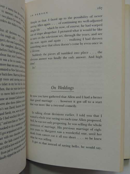 Betty White in Person  Betty White - 1987, FIRST EDITION, Inscribed by Author