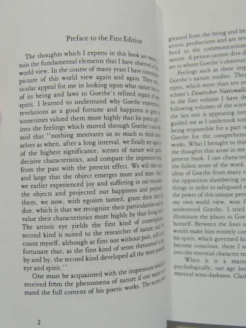 Goethe`s World View - Rudolf Steiner