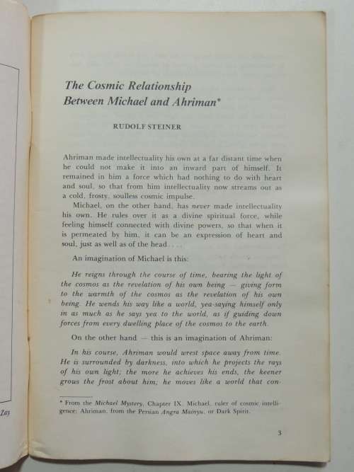 Journal for Anthroposophic Number 26, Autumn, 1977