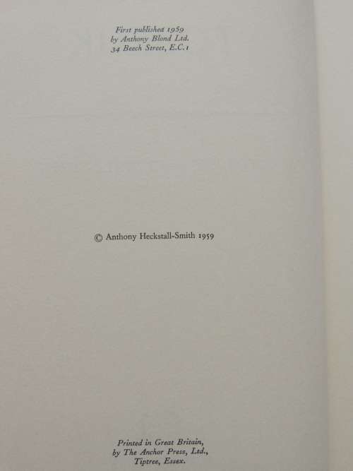 Tobruk - The Story Of A Siege - Anthony Heckstall-Smith
