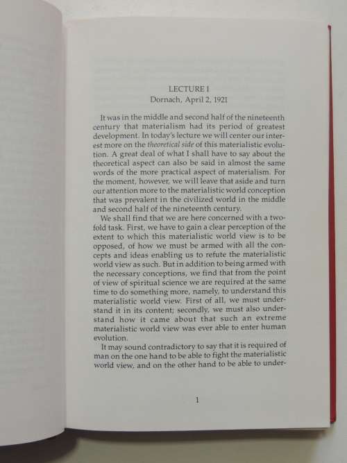 Materialism and the Task of Antroposophy, Lectures 1921 - Rudolf Steiner