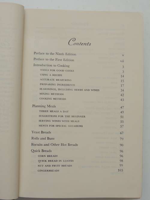 The New Fanny Farmer Boston Cooking-School Cook Book - Fanny Merrit Farmer 9th edition, 1951