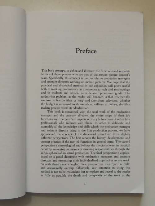 The Film Director`s Team, Practical Guide for Production Managers, Assistant Directors & All Filmmak