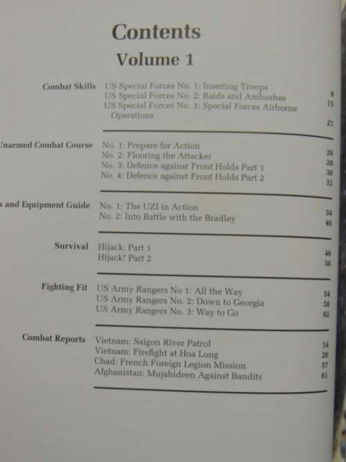 Combat and Survival,  What it Takes to Fight and Win - 28 Volume Set - 1991