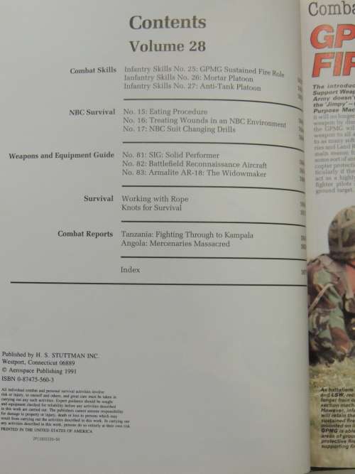 Combat and Survival,  What it Takes to Fight and Win - 28 Volume Set - 1991