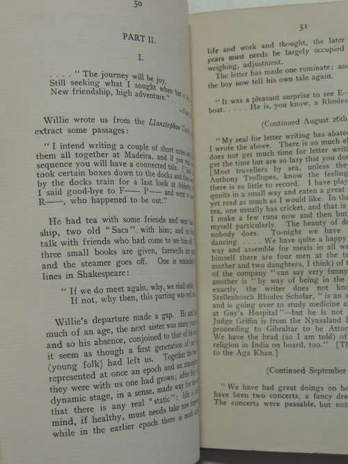 A W McGregor, Rhodes Scholar, Oriel College, Oxford. 2nd Lt, 9th Black Watch - A Memoir by his Fathe