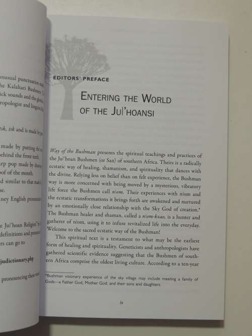Way Of The Bushman...Tribal Elders,Spiritual Teachings &Practices..Kalahari Ju`hoansi -Bradf Keeney