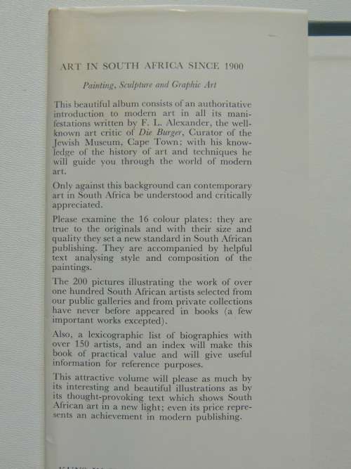 ART in South Africa since 1900 / KUNS in Suid Afrika sedert 1900 - FL Alexander