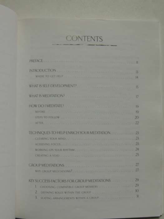 A Beginners Guide to Meditation - Mario & Eliana De Camillis    INSCRIBED   CD Included