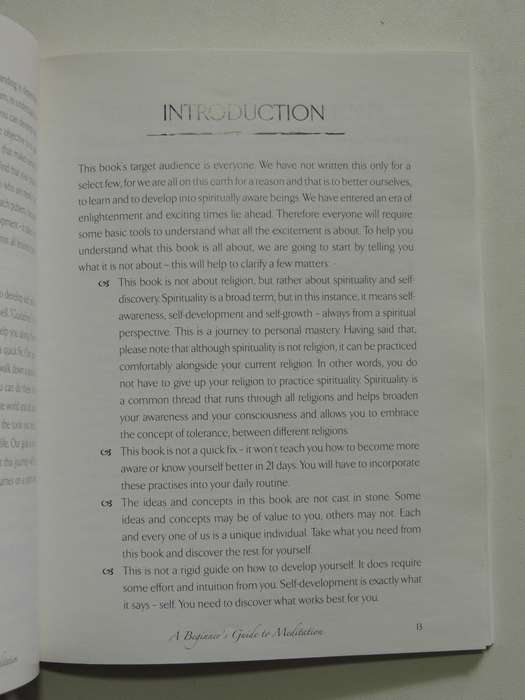 A Beginners Guide to Meditation - Mario & Eliana De Camillis    INSCRIBED   CD Included