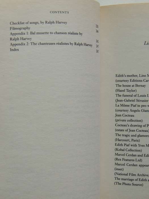 A Cry from the Heart, A Biography of Edith Piaf - Margaret Crosland