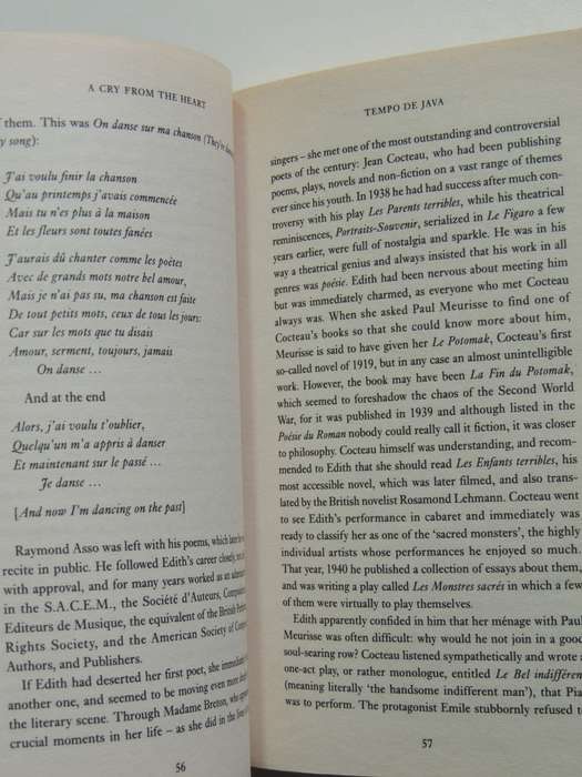 A Cry from the Heart, A Biography of Edith Piaf - Margaret Crosland