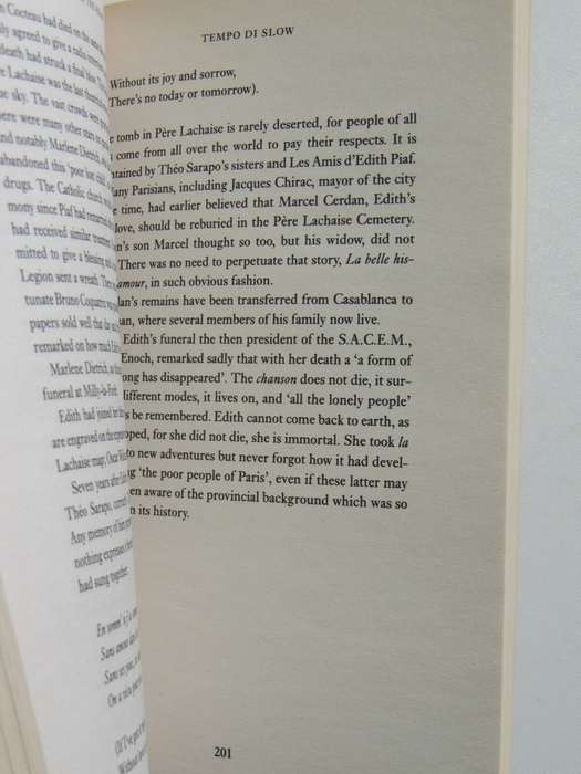 A Cry from the Heart, A Biography of Edith Piaf - Margaret Crosland