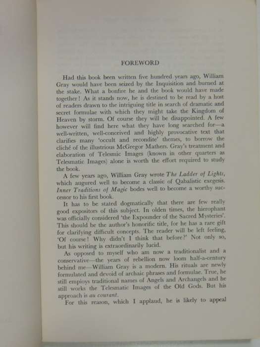 Inner Traditions of Magic - William G Gray  SCARCE