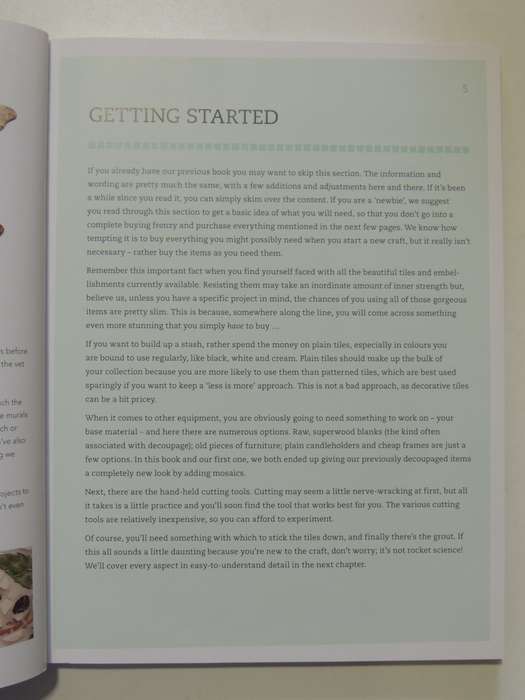 Mosaics: Projects for Your Home- Tracy Broomer, Deborah Morbin
