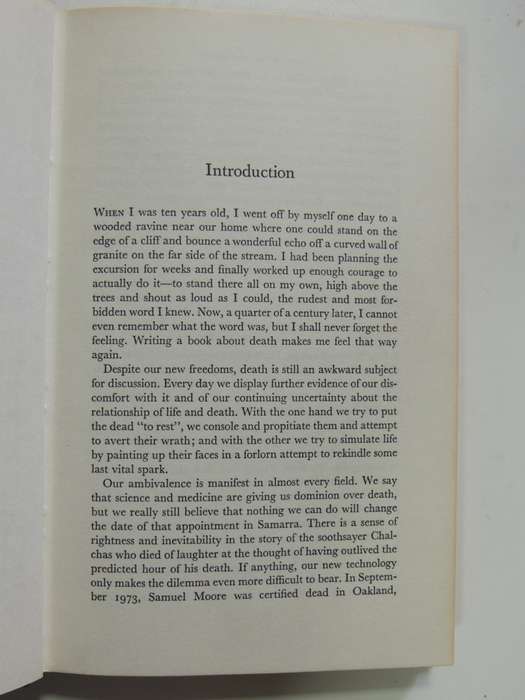The Romeo Error, A Matter of Life & DeathLyall Watson    FIRST EDITION 1974
