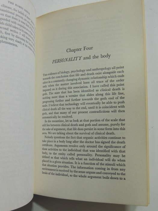 The Romeo Error, A Matter of Life & DeathLyall Watson    FIRST EDITION 1974