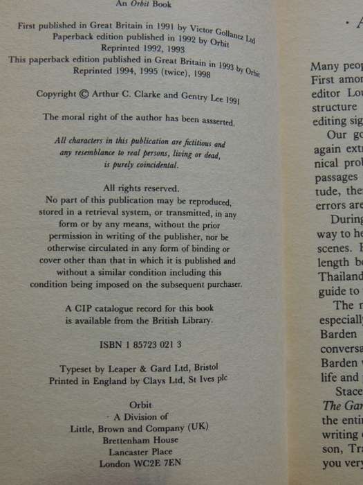 The Garden of Rama - Arthur C Clarke & Gentry Lee