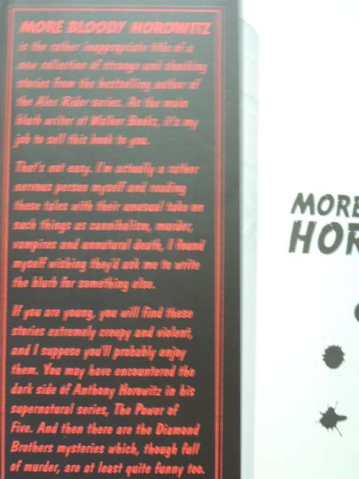 More Bloody Horowitz- Anthony Horowitz