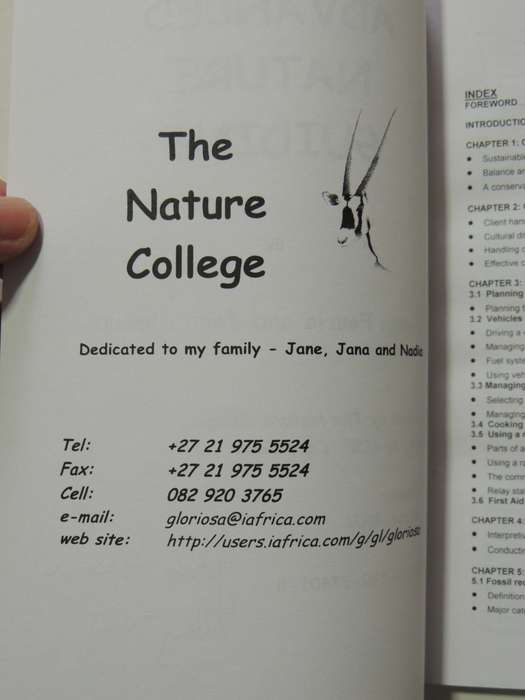 Advanced Nature Guiding - Johan Fourie, John Almond