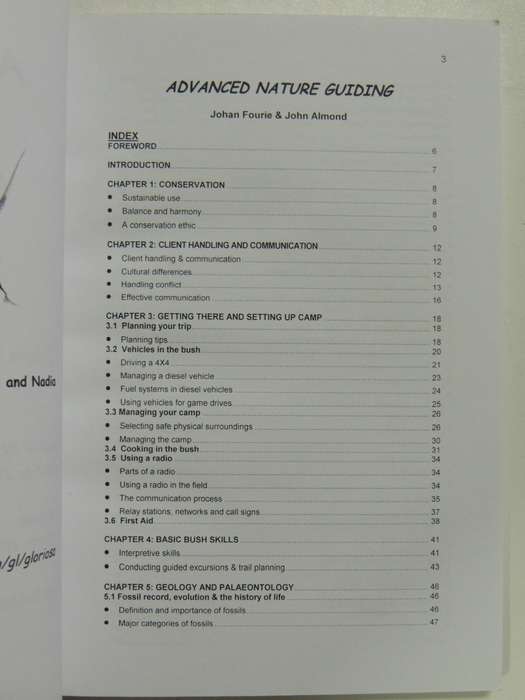 Advanced Nature Guiding - Johan Fourie, John Almond